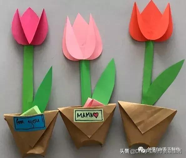 母亲节送妈妈的贺卡幼儿园制作,小红书折纸母亲节礼物贺卡