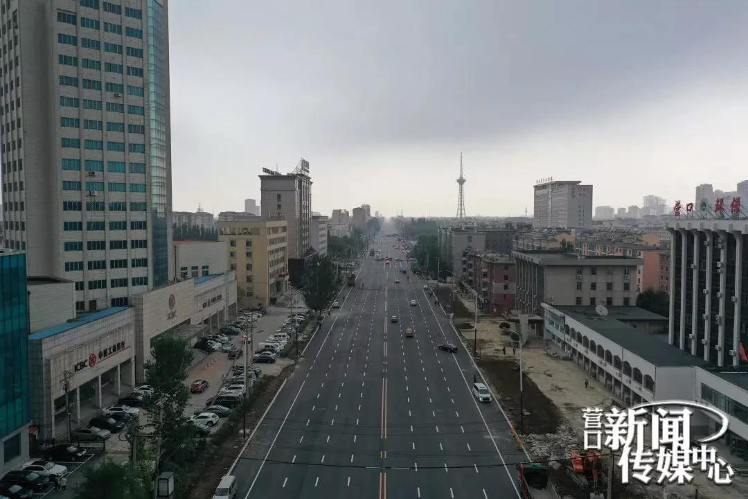 营口金牛山大街1987年建成,营口西市金牛山大街