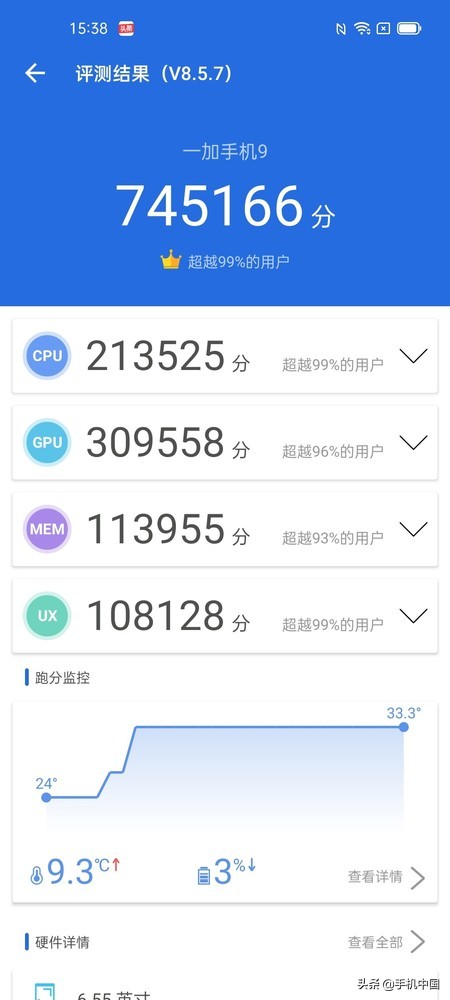 一加9实际测试,一加oneplus9pro5g性能测试