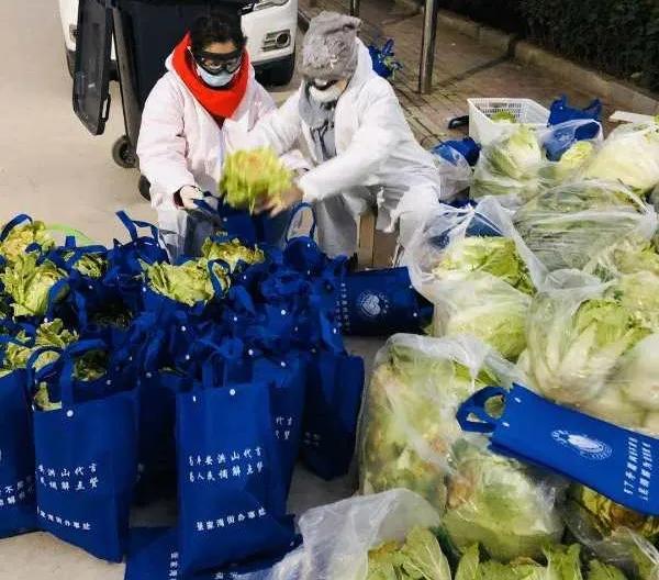 武汉市志愿者服务报名,志愿者为疫情社区送物资