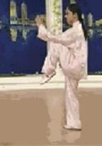 24式太极拳背向带口令慢动作教学,邱慧芳24式太极拳教学视频完整版