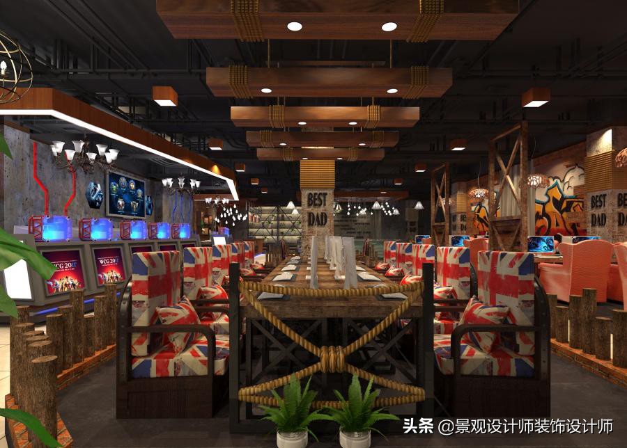 网咖设计效果图,网咖设计图哪找