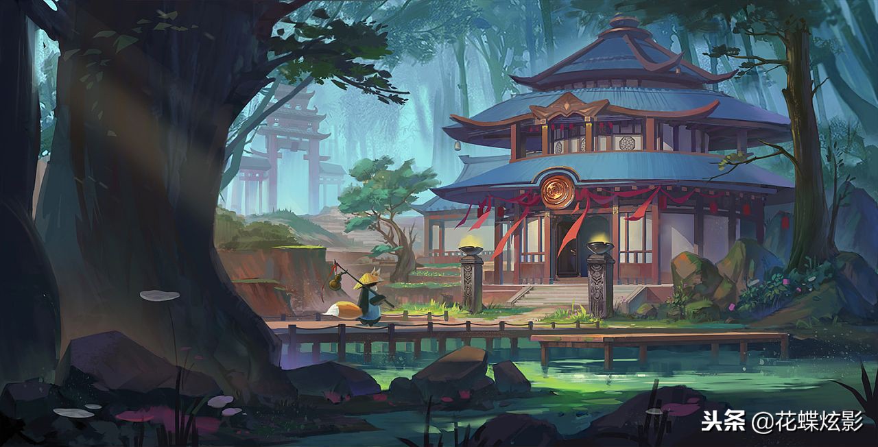 chatgpt场景原画,宏大的游戏场景原画图片