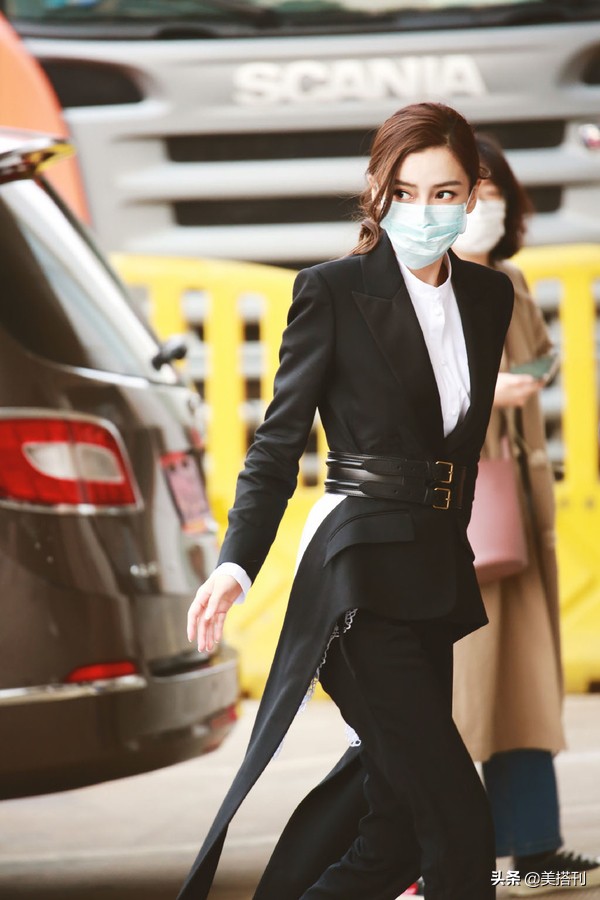 angelababy迪拜路透高定,angelababy太让人惊艳