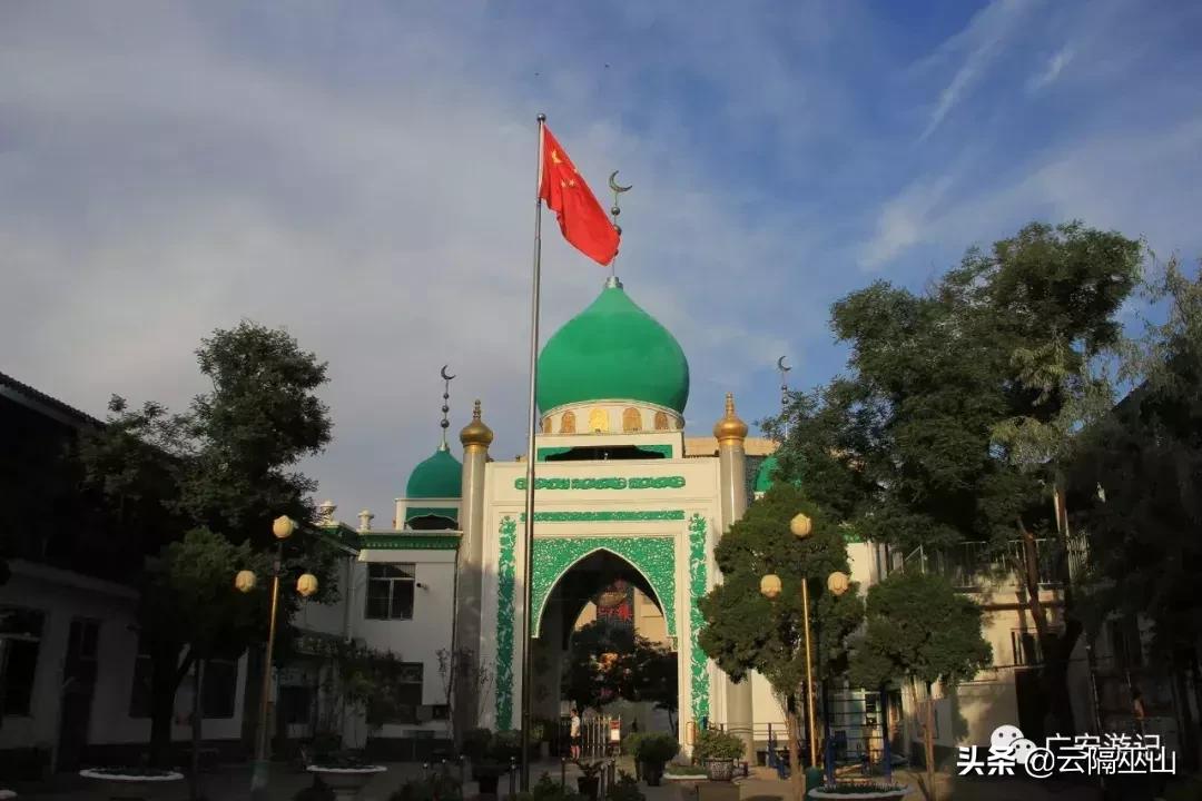 银川清真寺全景图,银川南关清真寺介绍