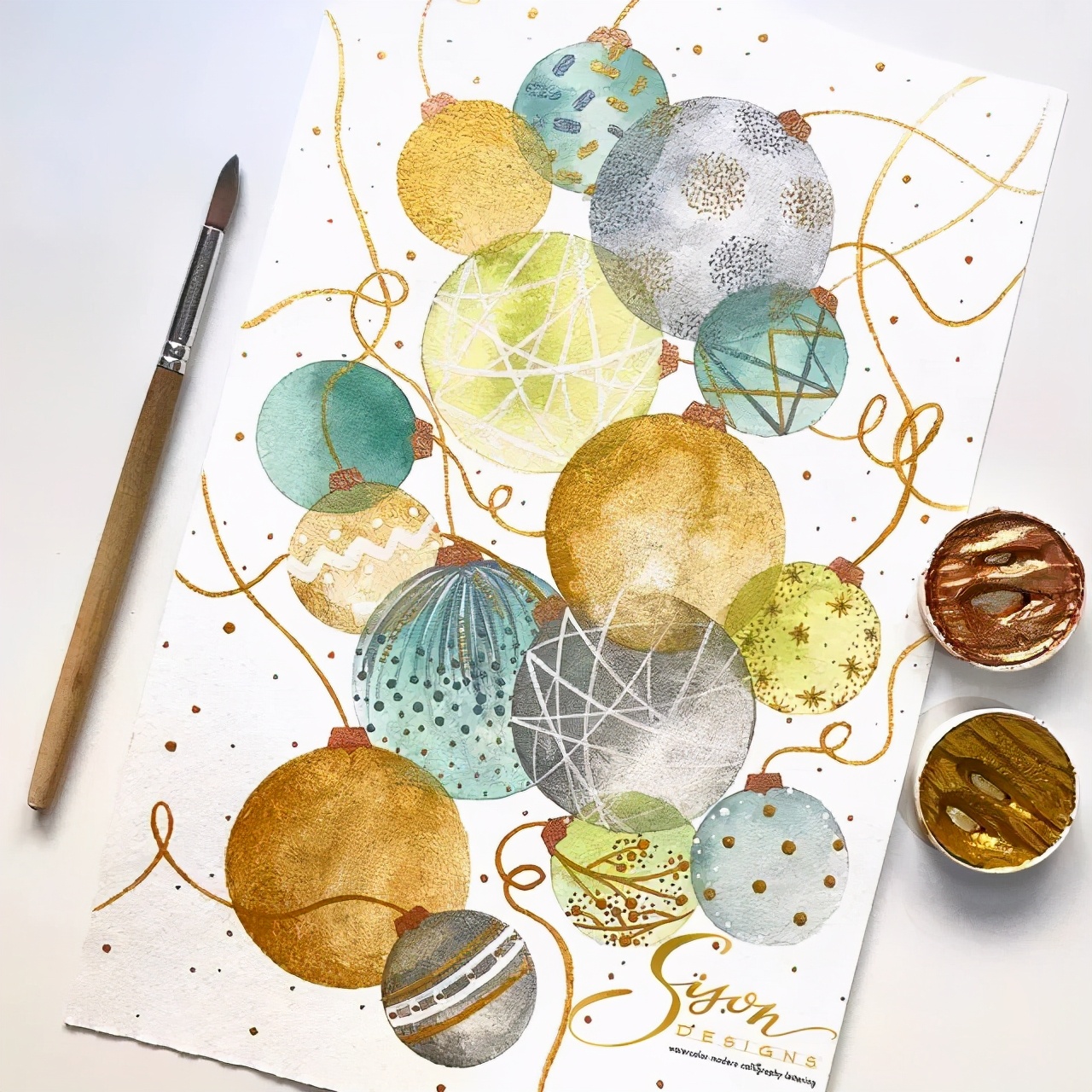 水彩手帐简单教程,水彩笔就能搞定的手账