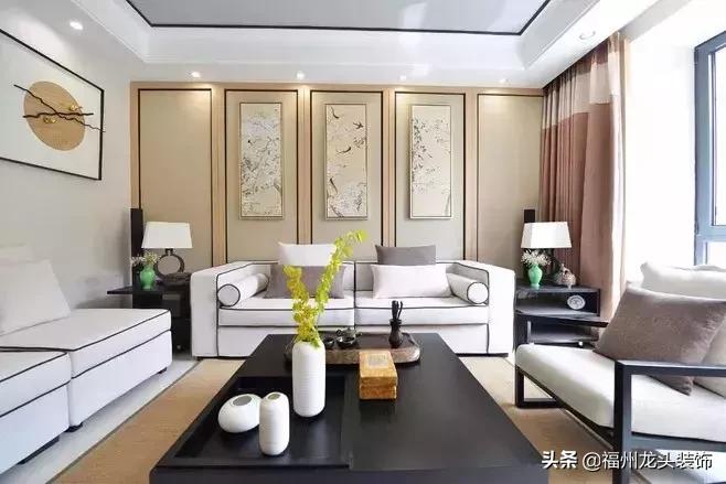 高档大气客厅画新中式,新中式大气客厅效果图