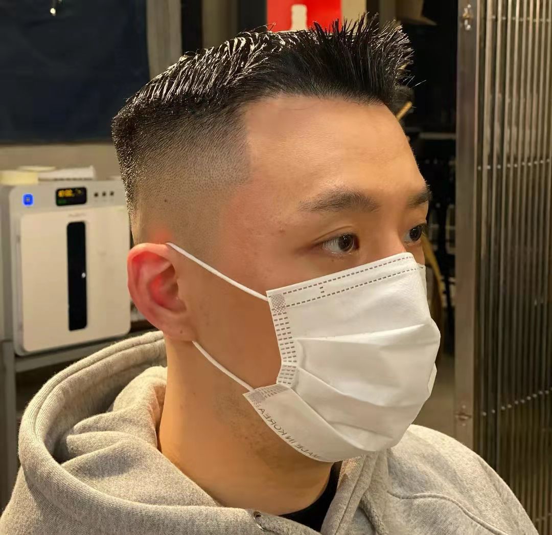 适合个子高头尖易打理的发型,发质硬适合剪寸头吗