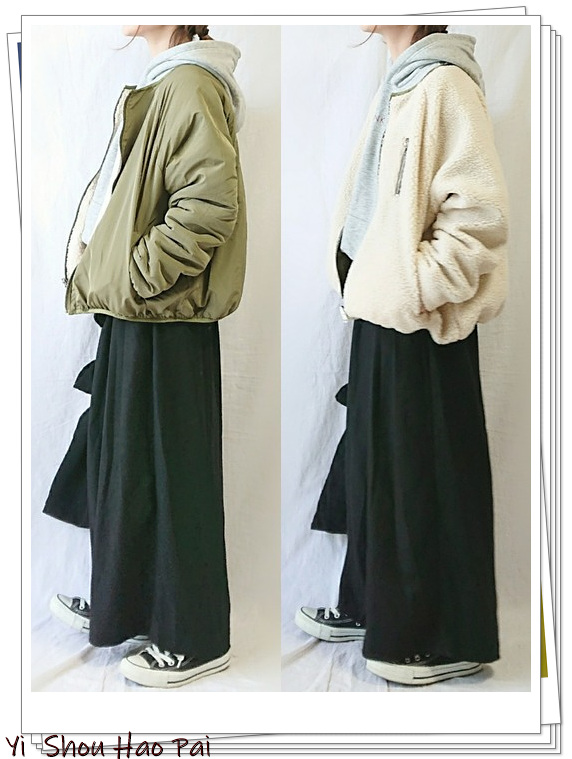日系平价阔腿裤的搭配示例！时尚又实用的冬季穿搭参考