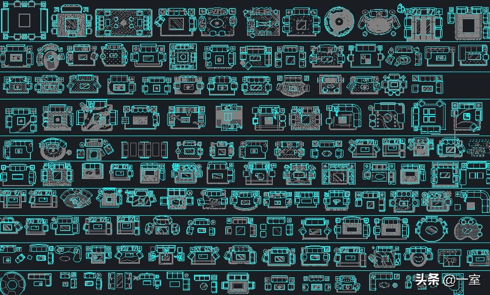 国外室内cad设计图,精选国内外经典家居cad平面图库