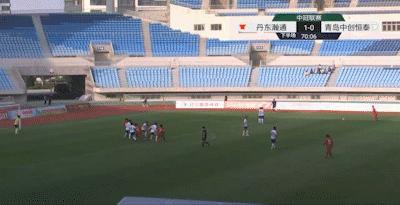 中冠—董铠宁鬼魅抢点破门田勇补时单刀救主丹东瀚通挺进中冠16强