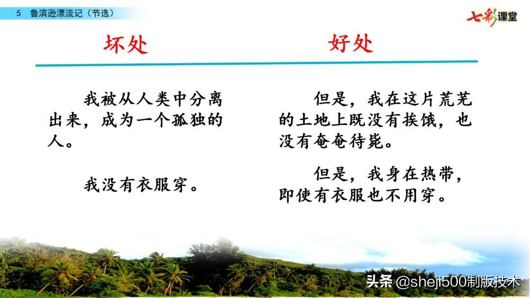 六年级下册语文复习鲁滨逊漂流记,语文六年级下册鲁滨逊漂流记讲解