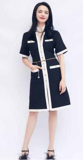 姚晨的穿衣新搭配,姚晨近期穿衣服图片