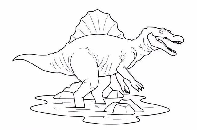 教你常见9种恐龙画法，简单易学，适合小朋友临摹学习的绘画素材