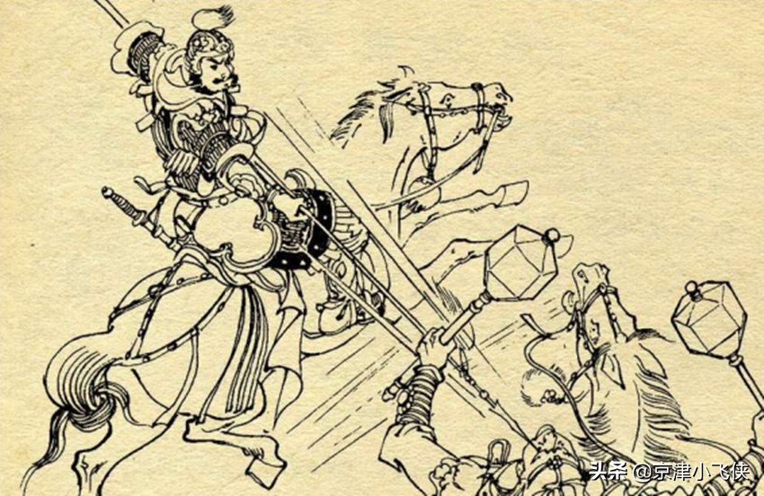 尉迟恭跟程咬金第一次交战,尉迟恭被赶出军营之后连打三关