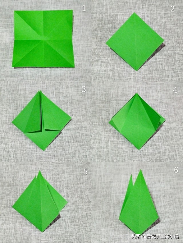 简单实用的手工折纸玫瑰花教程,手工最好看的玫瑰花折纸方法