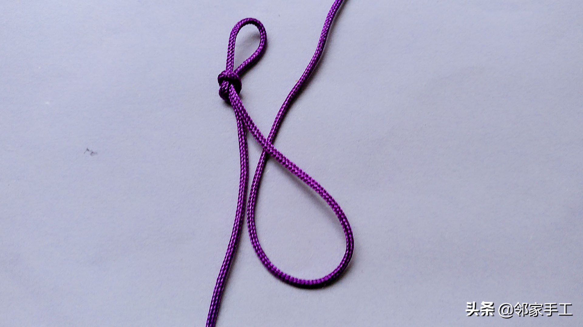 六股线如意结手链完整编法,如意结手链编织教程完整简单