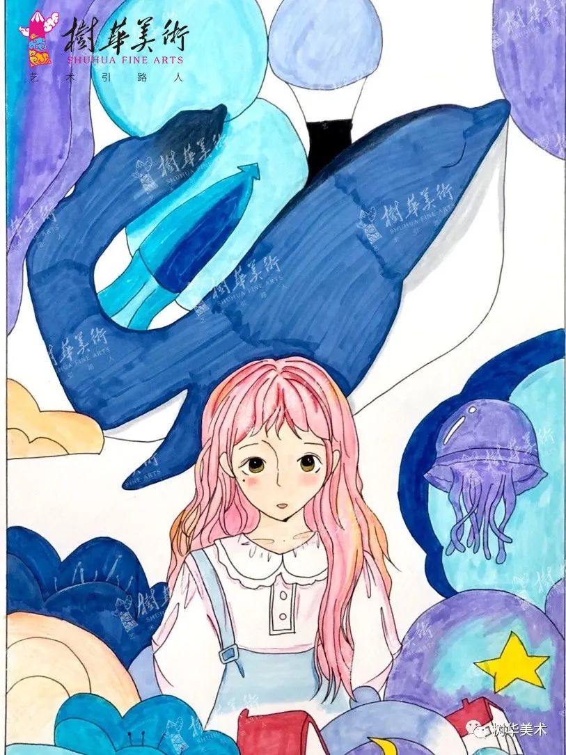 学员作品画展,画展动漫二次元