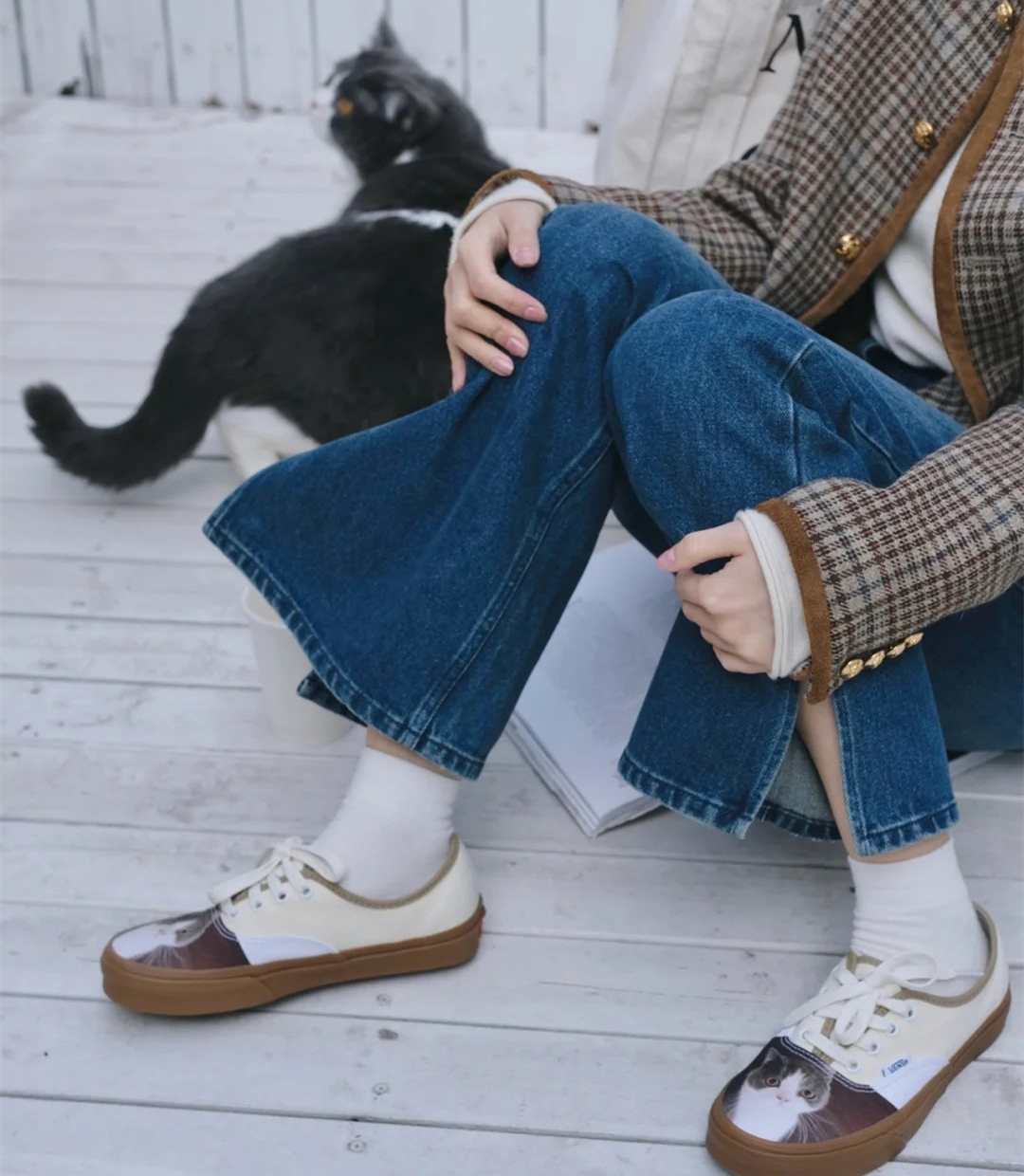 跟着抖音时尚穿搭博主学了一下,跟着博主打卡