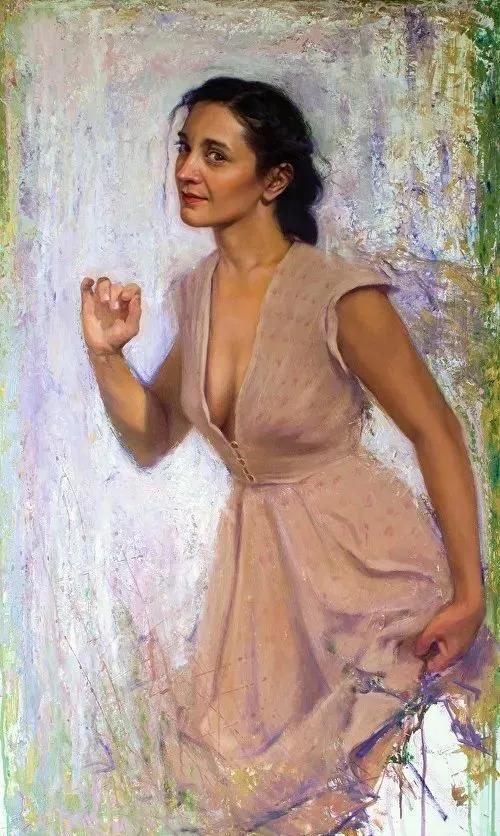 半成品看上去也如此精彩：美国画家路易斯的肖像作品