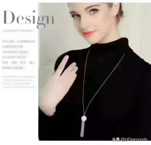 多种戴法的毛衣链,毛衣链戴多长好看