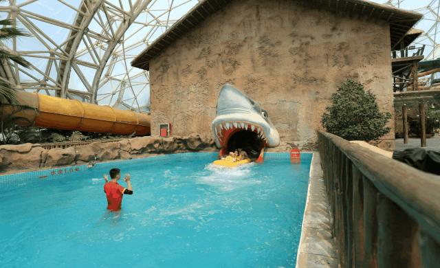 150000m²！天津欢乐谷的玛雅海滩水公园，真是太好玩了