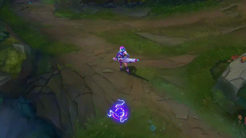 英雄联盟皮城女警凯特琳cosplay,皮城女警凯特琳粉色炫彩怎么没了