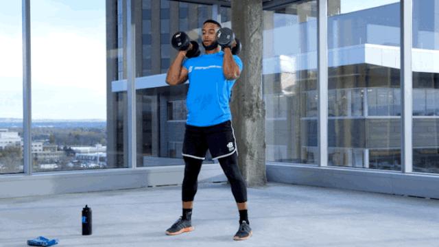 哑铃凳练全身的一周训练计划,哑铃健身计划一周表男士增肌