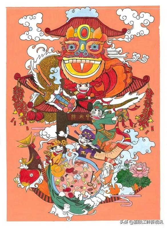 阆中“创文创卫”学生绘画活动获奖名单公示