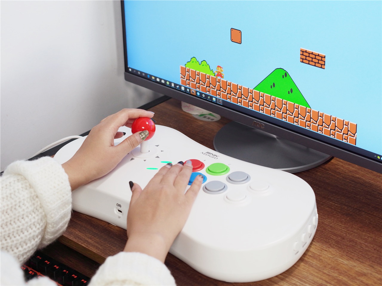 snkneogeo摇杆,snk游戏机neogeo手柄介绍