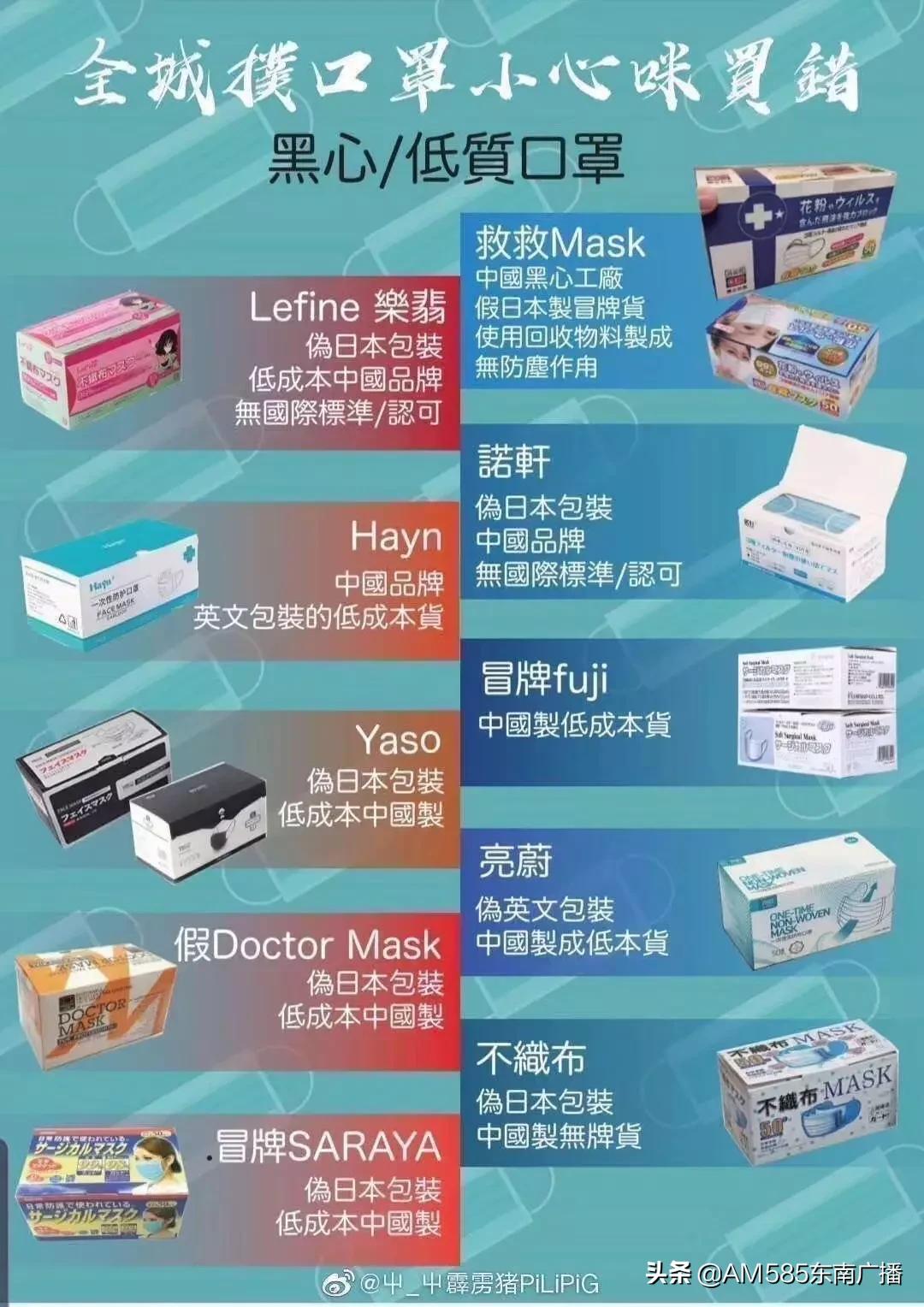 网上曝光的假口罩特点,曝光口罩