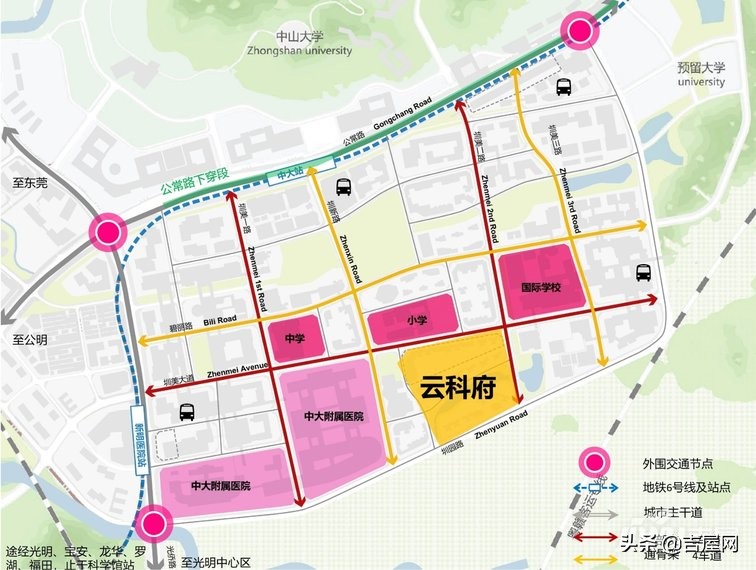 光明科学城板块,云科府属于光明中心区域吗