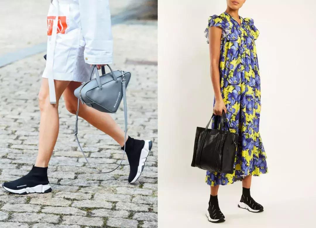 袜靴裙装解锁超能打的时髦组合,袜靴穿搭裙子