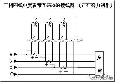 带互感器三相四线电表接线方法,带互感器三相四线电表接线图视频