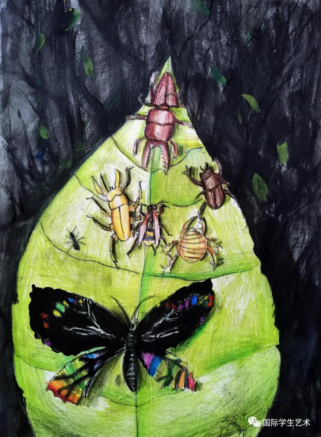 2018世界杯儿童画获奖作品,第十一届世界杯青少年绘画大赛