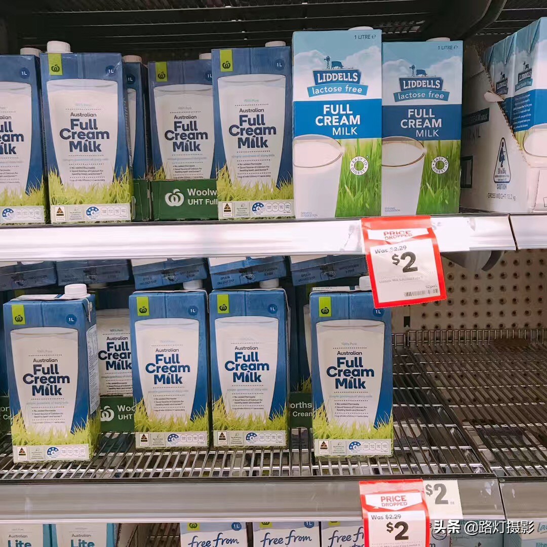 在澳洲旅行,买得起奶却买不起水,去超市逛逛不知道该买啥