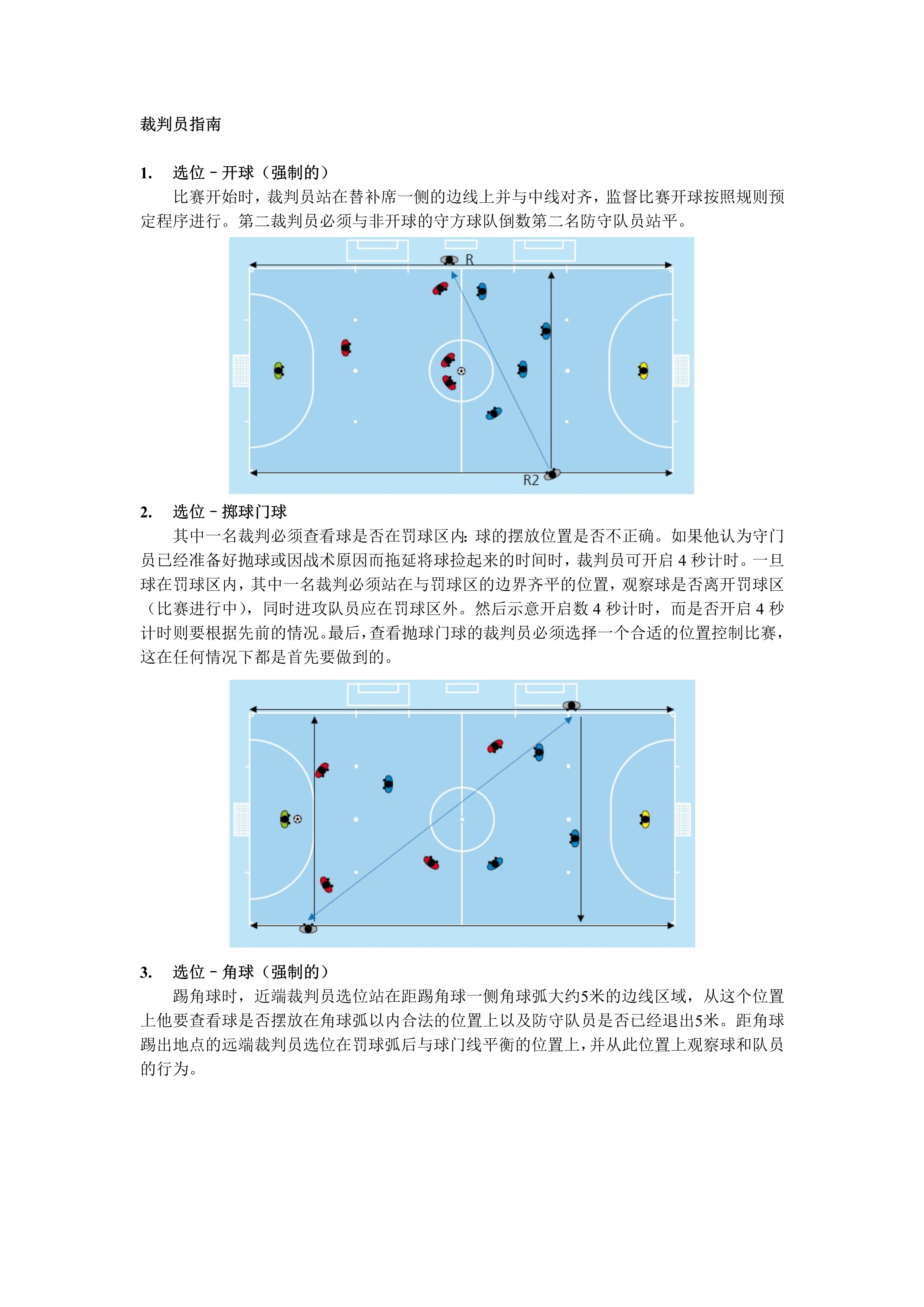 五人制裁判规则新版,室内五人制足球裁判教学