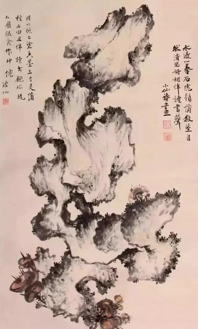 历代中国画中的奇石,中国画奇石作品欣赏