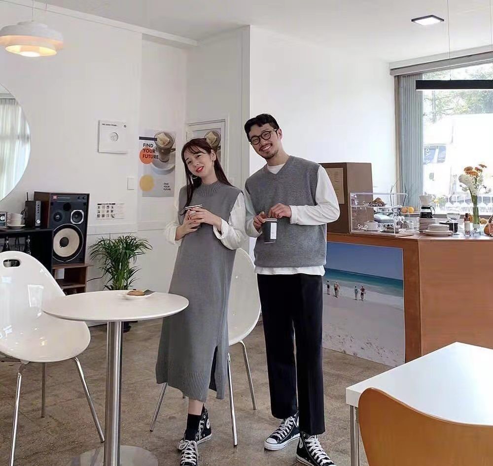 甜甜的情侣装一衣一裙,夏天穿甜甜的情侣装