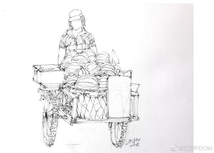 淡彩钢笔画技法,钢笔淡彩画基本知识