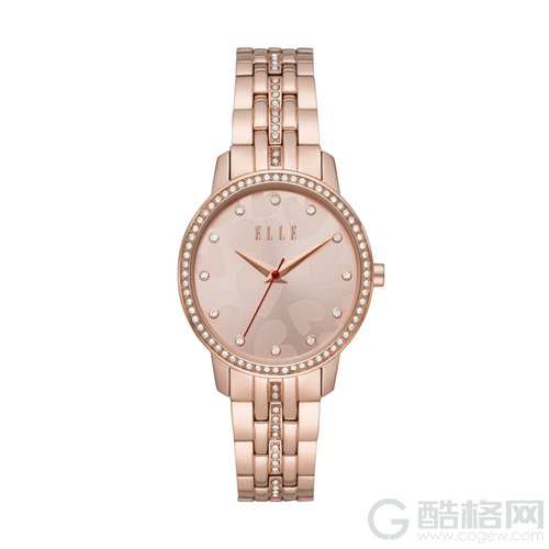 elle时尚女士腕表,elle法式经典镶钻腕表