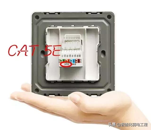 电脑插座另一头是水晶头如何接线,t568b插座接线与水晶头接线一样吗