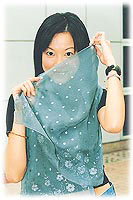 围巾编织开头结尾花式,系花式围巾的方法