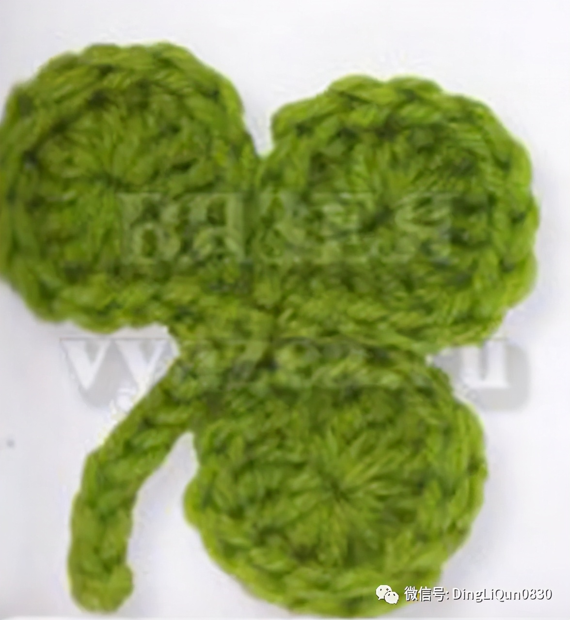 树枝树叶的编织图解,树叶钩针编织教程图解