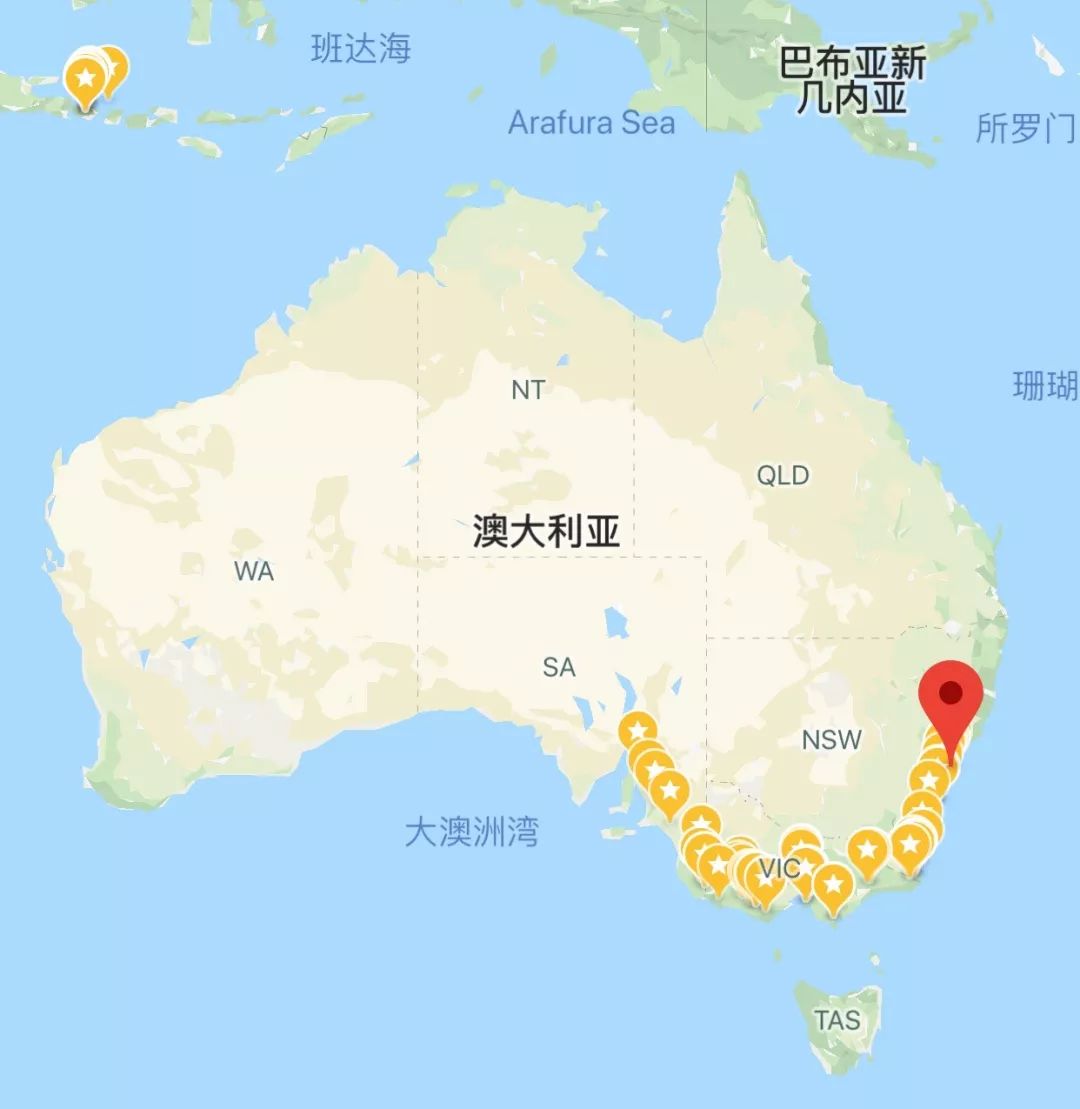 澳大利亚独特的自然风光,澳大利亚黄金海岸的美景