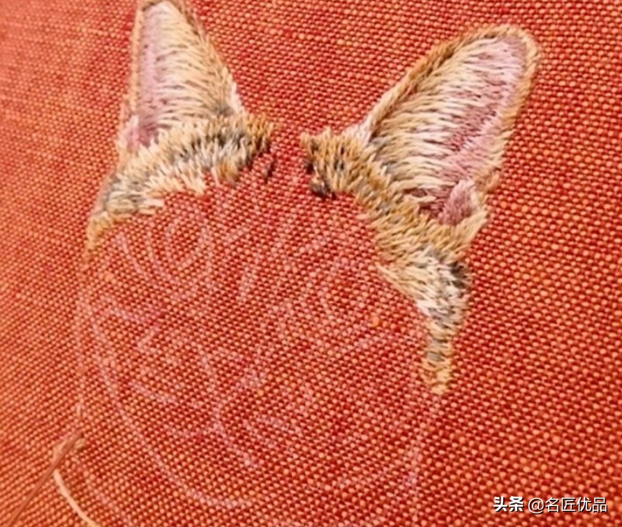猫咪手工创意画,猫咪刺绣制作方法