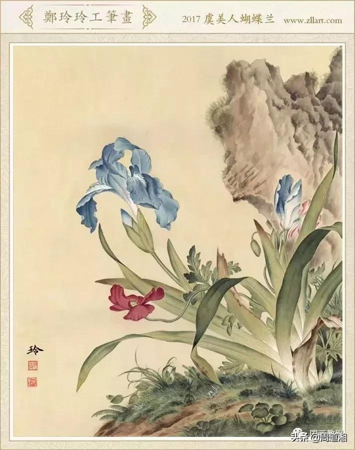 宋人工笔花鸟临摹步骤,工笔花鸟玉兰的画法