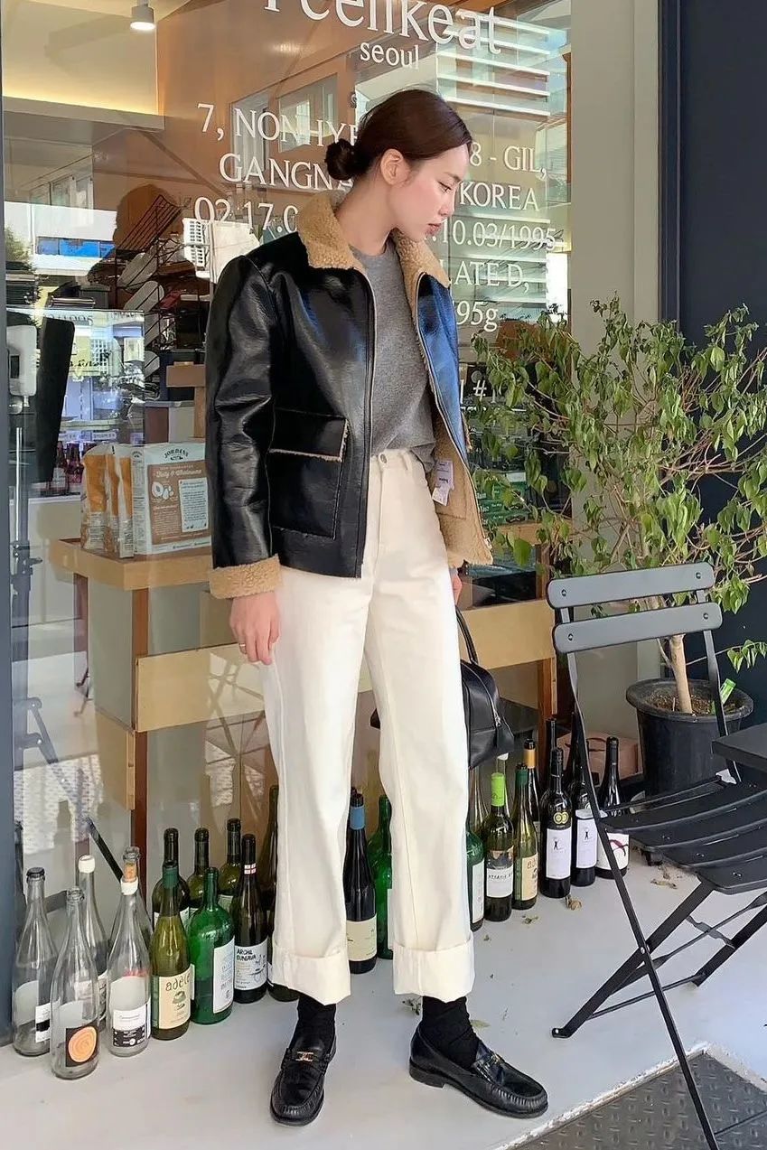 秋冬不露脚踝穿法火了,今年冬天流行九分裤露脚踝穿法