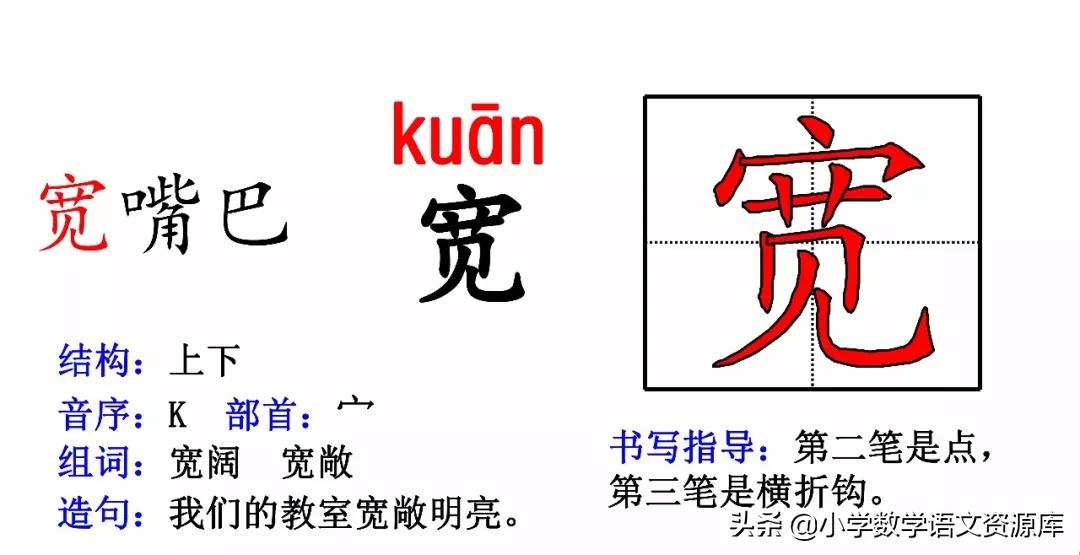 二年级上册生字部首组词造句表格,二年级上册生字偏旁部首造句