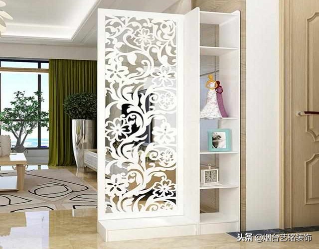 屏风隔断柜客厅2022年新款新中式,客厅餐厅隔断柜需要做吗